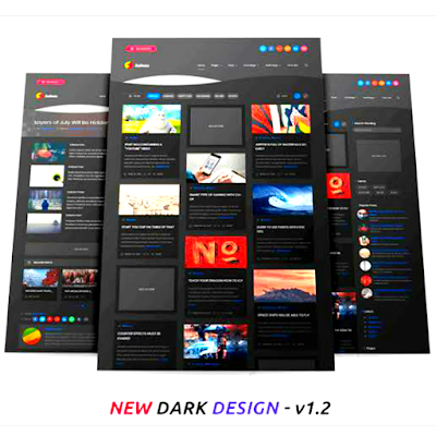 Salbuta v1.2 Premium Blogger Template - Dark Mode dan Light